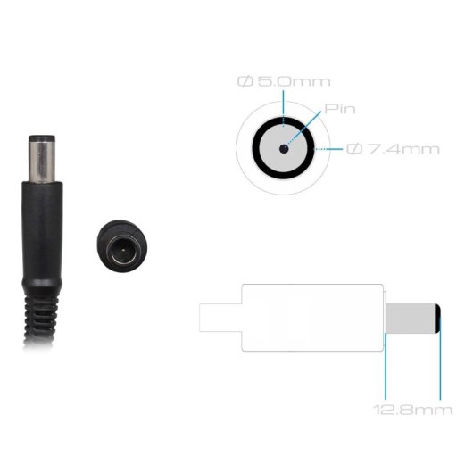 HP 19,5 V 3,33 A 65 W Original-Ladegerät 7,4 x 5,0 mm Hohe Effizienz und Zertifizierungen