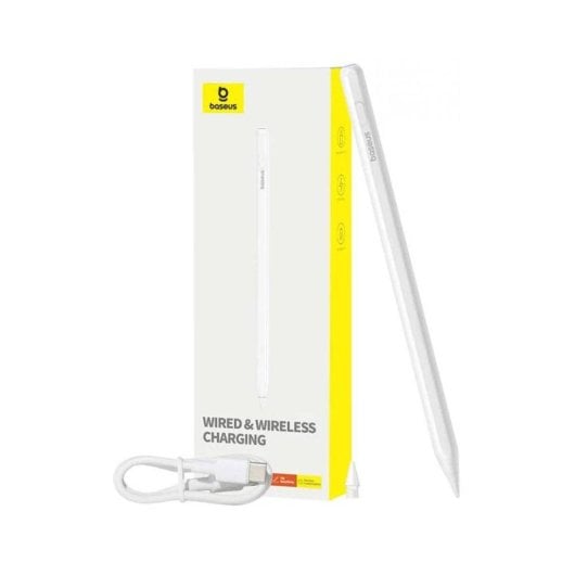 Baseus Smooth Writing 2 Dual Charging Pencil Weiß iPad-Kompatibilität USB-C magnetisches Laden