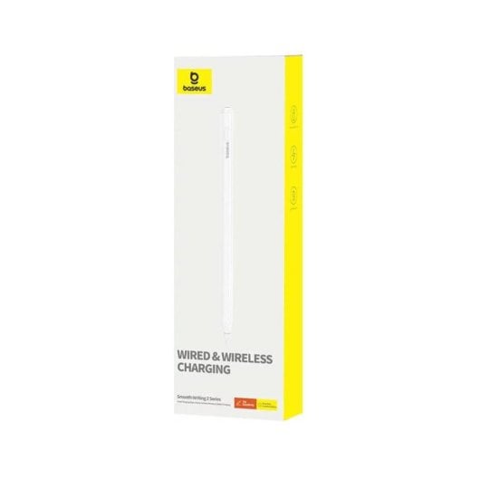 Baseus Smooth Writing 2 Dual Charging Pencil Weiß iPad-Kompatibilität USB-C magnetisches Laden