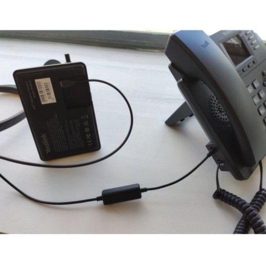Yealink EHS35-Lifterkabel, kompatibel mit SIP-T3x-Headsets WH62/63, einfache Installation, schwarz