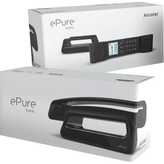 Telefono cordless DECT vivavoce Alcatel ePure Iconic con blocco chiamate Vintage