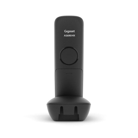 Telefone sem fios Gigaset AS690HX DECT compatível com routers, mãos-livres e ecrã de 2″