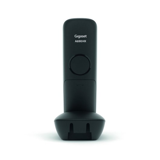Telefone DECT sem fios Gigaset A690HX preto, mãos-livres, bloqueio de chamadas, bateria de 14 horas