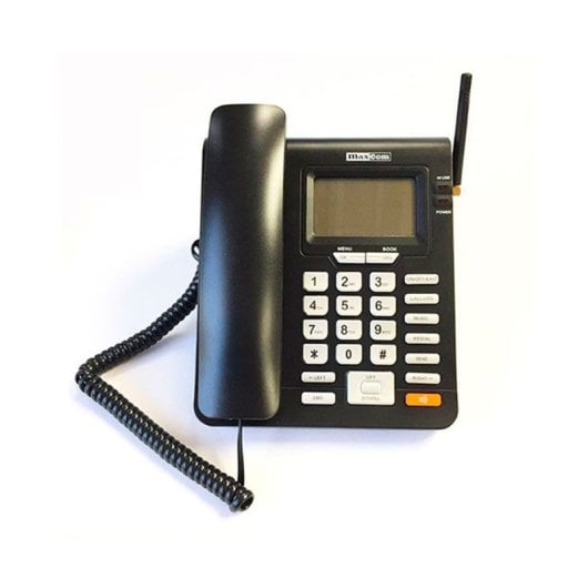 Festnetztelefon mit Kabel Maxcom Mm28d Schwarz