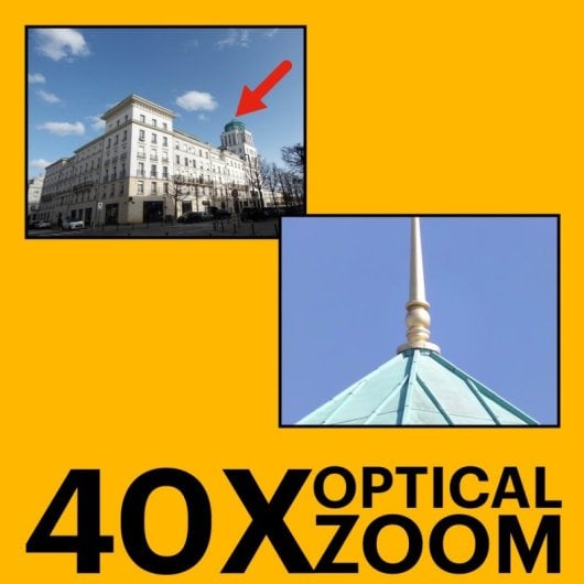 Kodak PIXPRO AZ405 20 MP Kompakt-Digitalkamera mit 40-fachem optischen Zoom, CCD-Sensor, optischer Stabilisierung