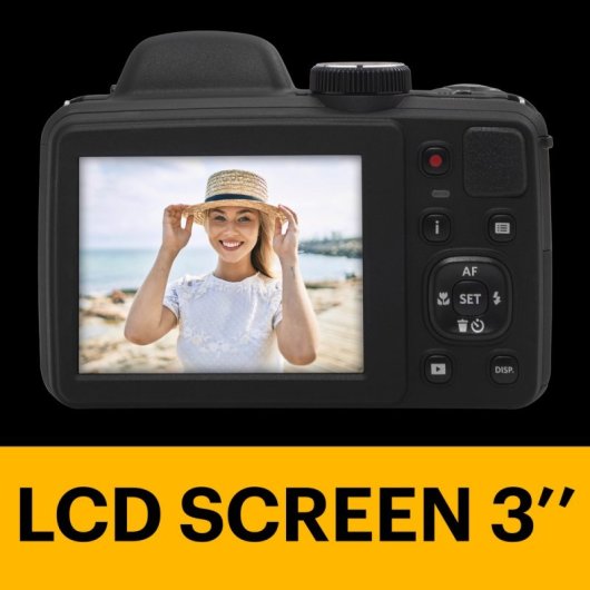 Kodak PIXPRO AZ405 20 MP Kompakt-Digitalkamera mit 40-fachem optischen Zoom, CCD-Sensor, optischer Stabilisierung