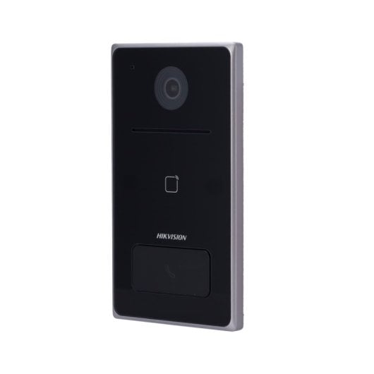 Vídeo Portero IP Hikvision DS-KV6133-WME1 2MP WiFi PoE Lector MF IR Relé IP65 Superficie