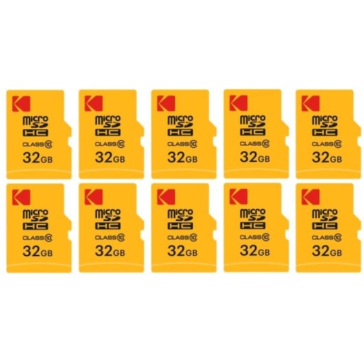 Scheda di memoria Kodak Micro SDHC da 32 GB ad alta velocità con adattatore