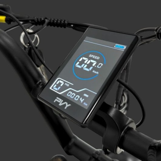 Bicicleta elétrica PVY X20 48V 30Ah Motor 80Nm Bateria dupla Certificação CE
