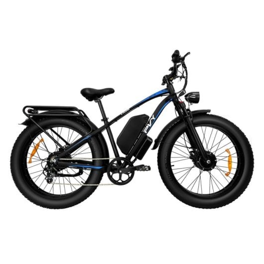 Bicicletta elettrica PVY MAX26 doppio motore 1200W freni idraulici pneumatici 26" Shimano 7V