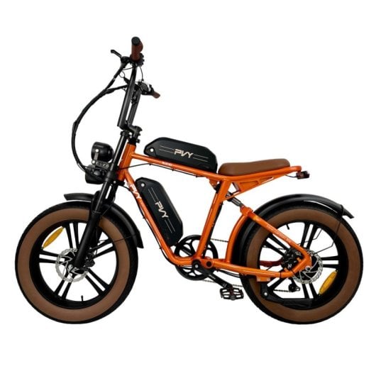 Bicicleta eléctrica PVY X20 48V 30Ah 80Nm Motor de buje doble batería Li-Ion CE