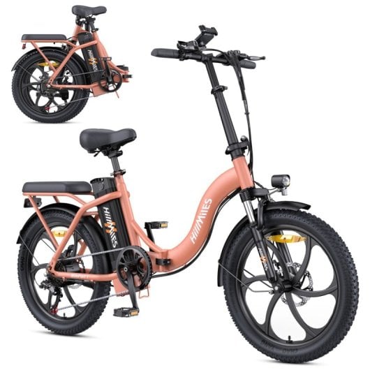 Bicicleta eléctrica HillMiles MilePort 1 250W 36V13Ah 20? Shimano 7 velocidades Rojo