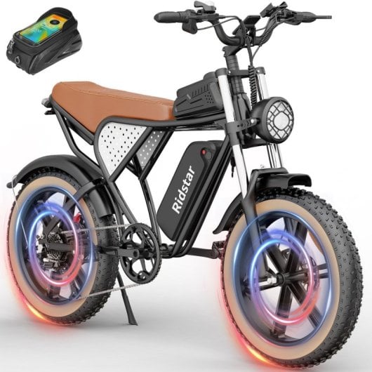 Ridstar Q20 750W Fatbike 20x4,0" vollgefedertes All-Terrain-Elektrofahrrad