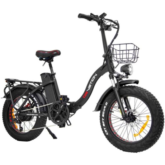 DRVETION Faltbares Elektrofahrrad 20″ 750W Motor Shimano 7V Fatbike-Reifen