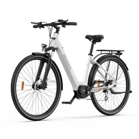 Bicicleta eléctrica OneSport OT07 7 Velocidades Suspensión Pantalla LCD Bafang