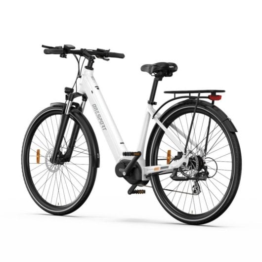 Bicicleta eléctrica OneSport OT07 7 Velocidades Suspensión Pantalla LCD Bafang