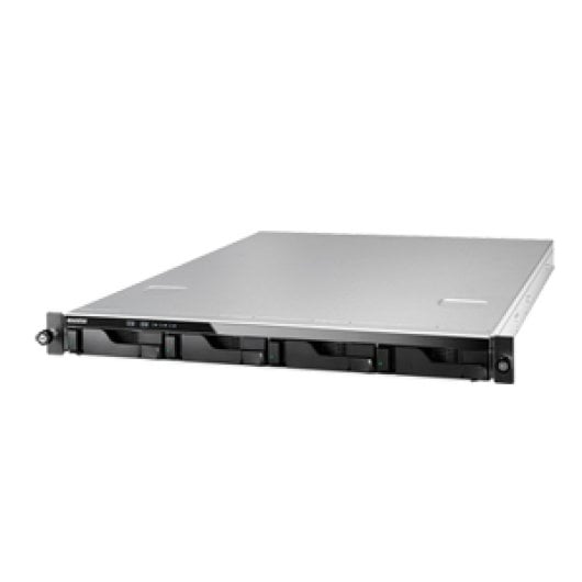 Servidor NAS Asustor AS-604RD de 4 baías Intel Atom Dual-Core 2,13 GHz 1 GB DDR3 2xGigabit Ethernet