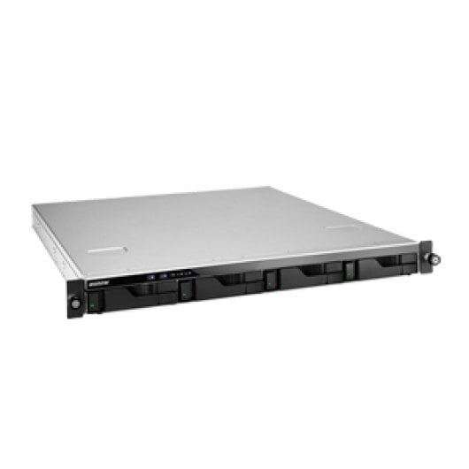 Servidor NAS Asustor AS-604RD de 4 baías Intel Atom Dual-Core 2,13 GHz 1 GB DDR3 2xGigabit Ethernet