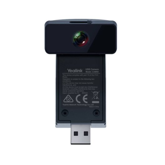 Cámara Yealink CAM50 HD 5MP Plug&Play para SIP-T58W/T58A obturador ajustable