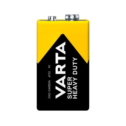 Batería Varta Superlife 9V Zinc-carbono 9V Alto rendimiento 1 pieza