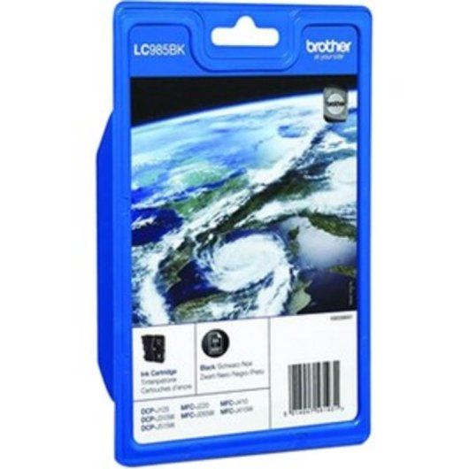 Cartucho de Tinta Brother LC-985BK Negro 300 Páginas Pack Individual