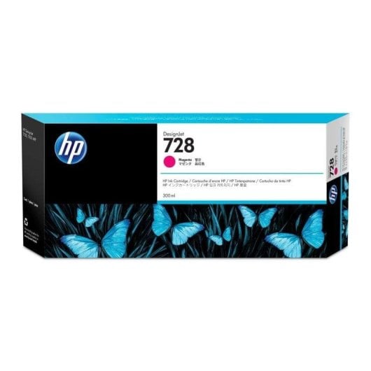 Cartuccia inchiostro HP 728 Magenta 300ml per DesignJet T730 T830