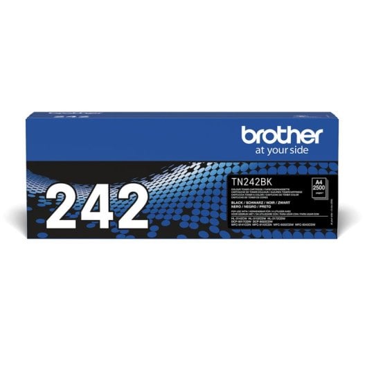 Tóner Brother TN-242BK Negro 2500 páginas para HL-L2350DW/HL-L2370DN/DCP-L2510D/MFC-L2750DW