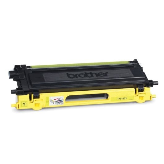 Tóner Brother TN-135Y Amarillo Larga Duración 4000 páginas Impresión Profesional