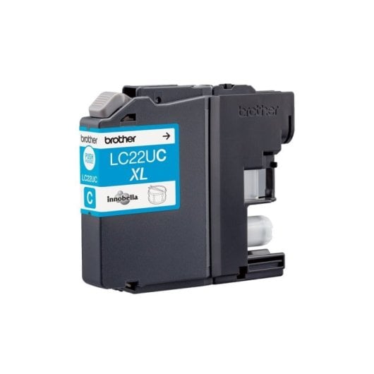 Cartucho de tinta ciano Brother Lc-22uc: Impressão nítida e precisa com cores vivas e duradouras - Fácil de instalar - Desempenho confiável - Compatível com vários modelos Brother - Qualidade superior a um preço acessível.