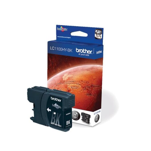 Cartucho de tinta Brother LC-1100HYBK Preto Alta Capacidade 900 páginas