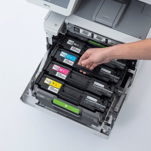 Toner cyan Brother Tn-821xlc - Qualité et performances exceptionnelles pour vos impressions couleur - 9000 pages - Couleurs vives et éclatantes - Imprimantes Brother.