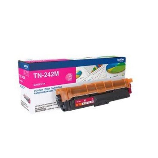 Toner Magenta Brother Tn-242m Qualidade de impressão excepcional e cores vibrantes para várias impressoras Brother. Fácil de instalar, capacidade de 1.400 páginas, econômico e eficiente.