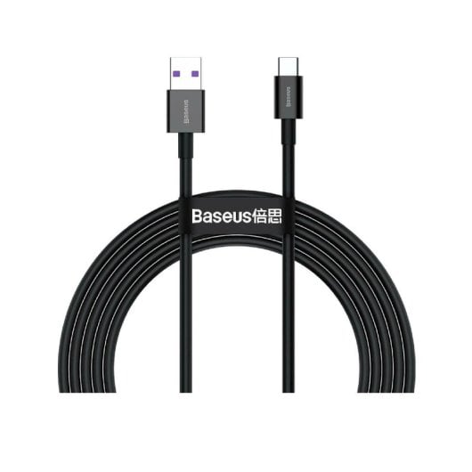 Cavo Baseus CATYS-A01 da USB-A a USB-C/Lightning 2 m 66 W 480 MB/s Nero