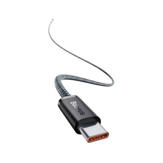 Baseus Dynamic Series USB-C-auf-USB-C-Kabel 2 m 100 W 480 Mbit/s geflochten Schwarz