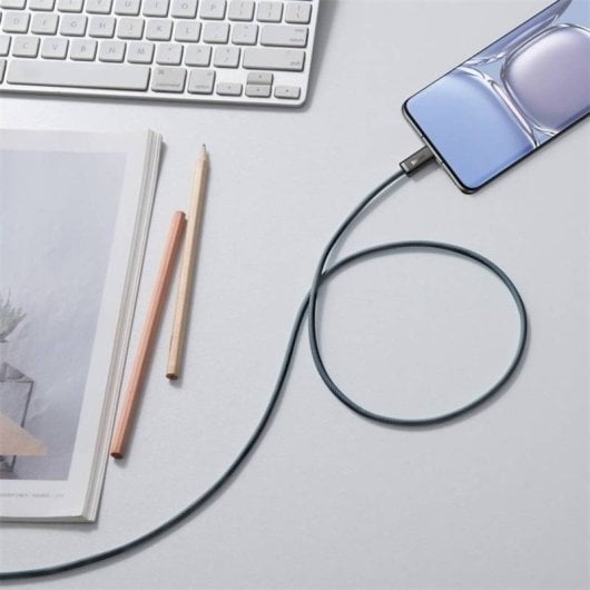 Baseus Dynamic Series USB-C-auf-USB-C-Kabel 2 m 100 W 480 Mbit/s geflochten Schwarz
