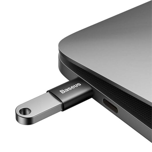 Baseus Ingenuity Schwarzer USB-A-Adapter 10 Gbit/s Ultrakompaktes Aluminium