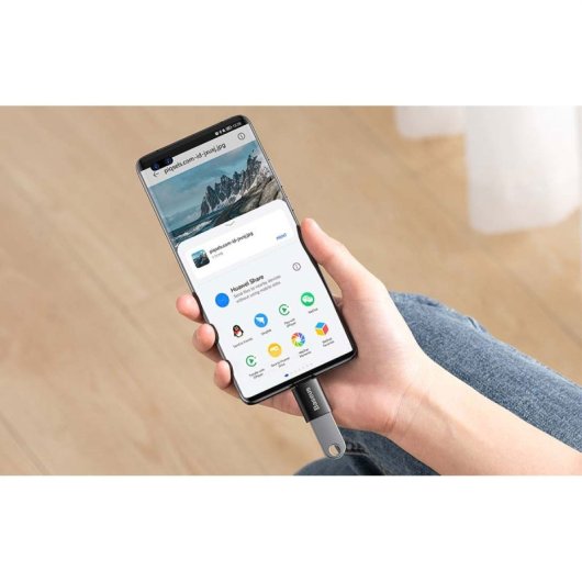 Baseus Ingenuity Schwarzer USB-A-Adapter 10 Gbit/s Ultrakompaktes Aluminium