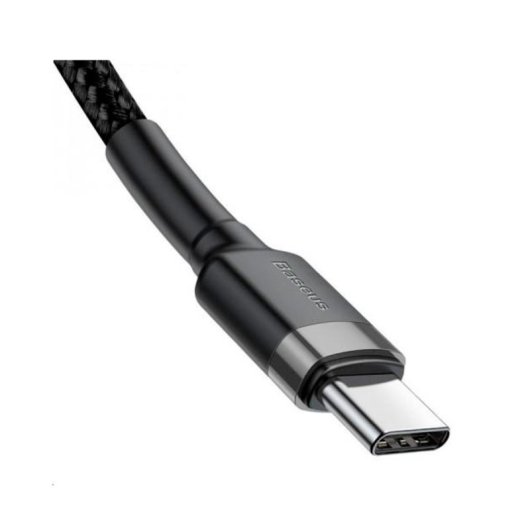 Baseus Cafule Kabel 2 m USB-C auf USB-C 0,48 Gbit/s PD2.0 QC3.0 Schwarz/Grau