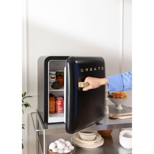 Frigorífico Create Minibar Retro 50cm 48L Clase F Negro