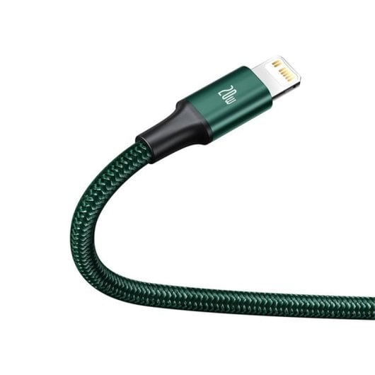 Cable Baseus CAMLT-SC01 3in1 1.5m USB-C/Micro USB/Lightning 20W Verde