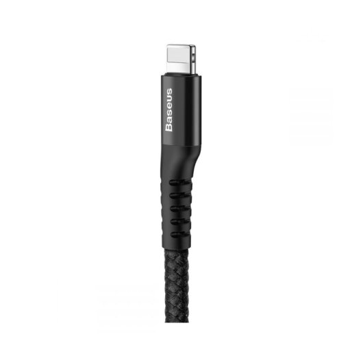 Baseus Spring Lightning 1m 2a Schwarzes Würfelkabel