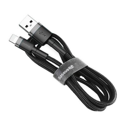Baseus Cafule USB-A auf Lightning 1.5a 2,0m schwarzes Datenkabel