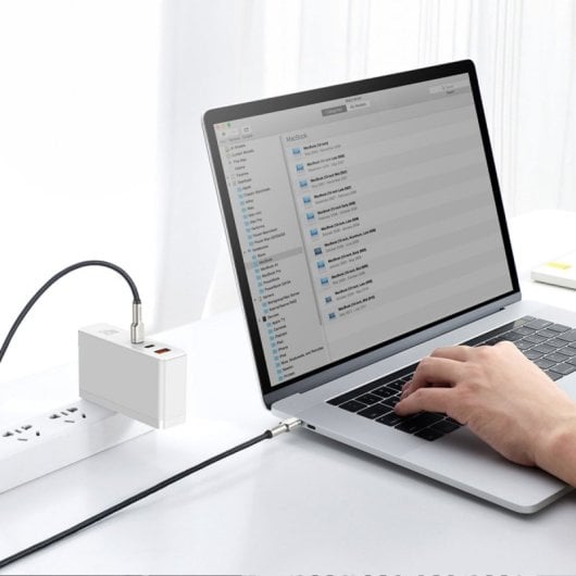Câble de données USB-C Baseus Cafule pour USB-C 2M 5A 100W Noir