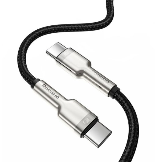 Câble de données USB-C Baseus Cafule pour USB-C 2M 5A 100W Noir
