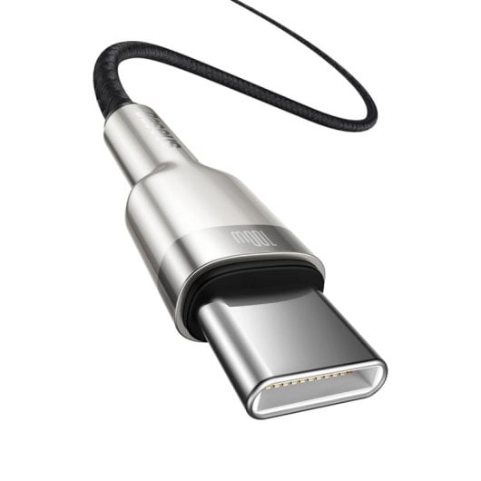 Câble de données USB-C Baseus Cafule pour USB-C 2M 5A 100W Noir