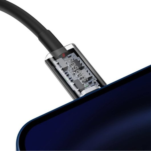 Câble USB-C vers Lightning Baseus 1 m Noir