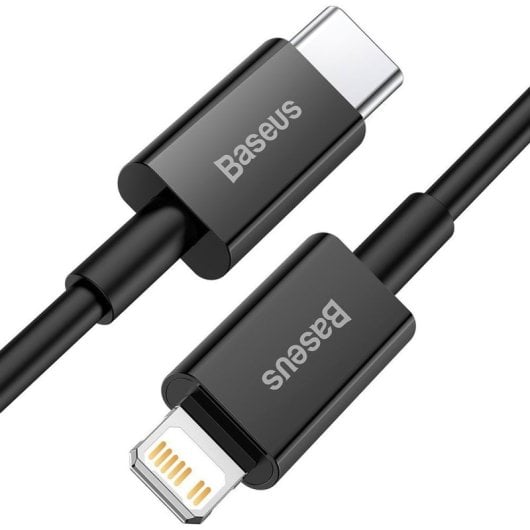 Câble USB-C vers Lightning Baseus 1 m Noir