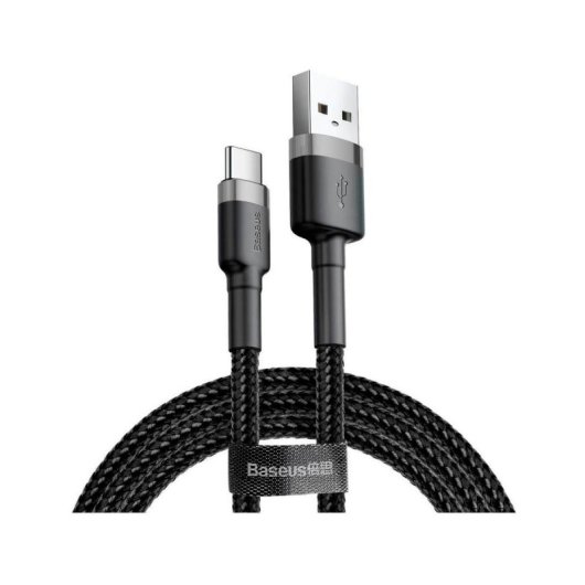 Câble USB-C Baseus Cafule 3a 1 m Noir/Gris