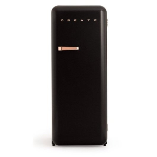 Frigorífico Create Retro Una Puerta 150cm 281L Clase E Negro