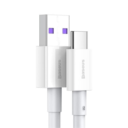 Câble de données USB-C Baseus Superior Series 1 m Blanc